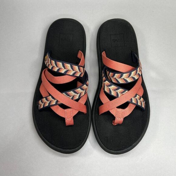 Teva Sandals Women's Size 6 Beach Athletic Strappy Flip Flop Sandals - Picture 3 of 12